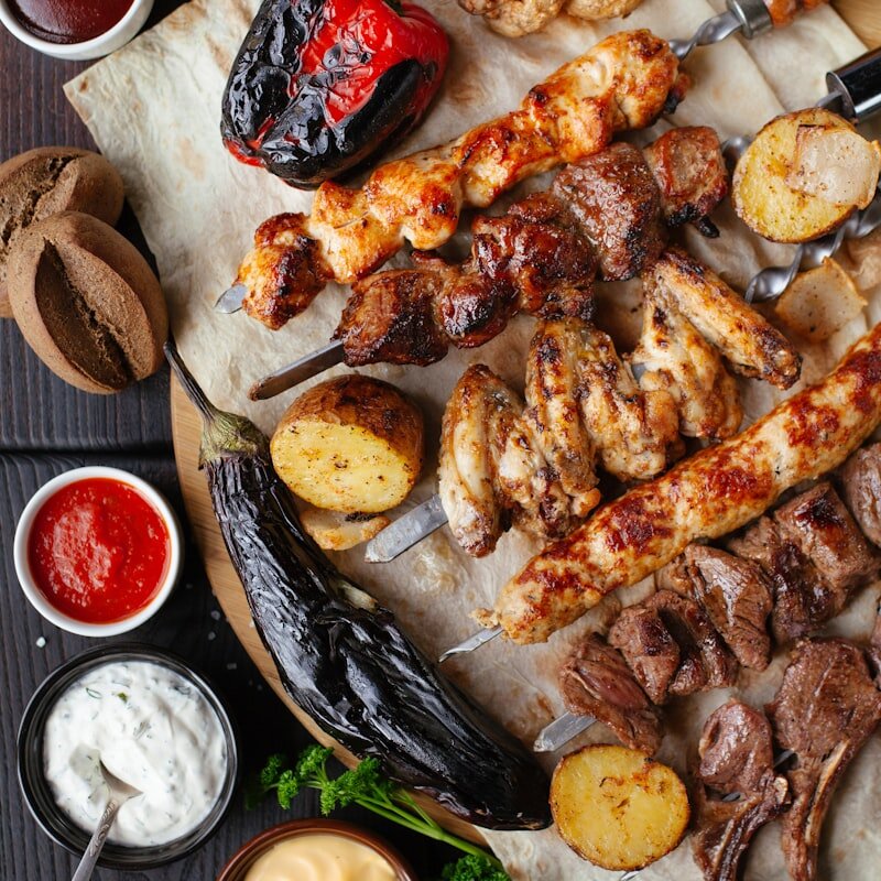 4-Burner Gas Grill with Side Burner